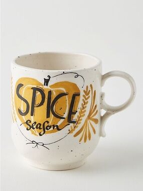 Anthropologie Homebody Mug Pumpkin